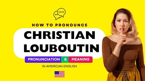 How to pronounce Louboutin [Explained].